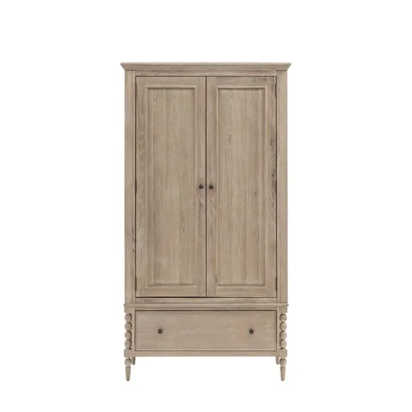 Cedar & Sage Boden 1 Drawer Double Wardrobe 5