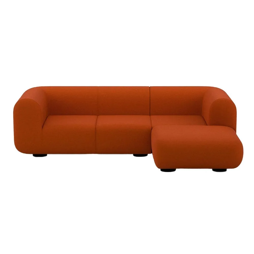 Tom Dixon Plump Corner Sofa Config 5 Hallingdal 0600 Black Legs 2
