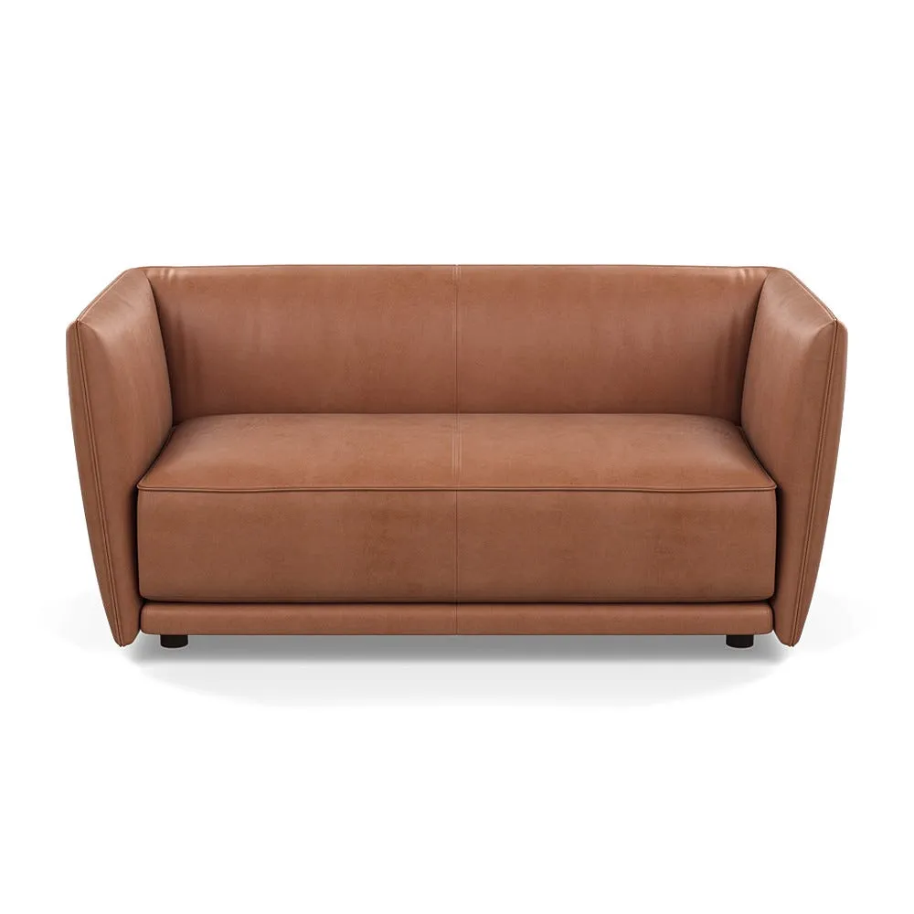 Heal's Valley 2 Seater Sofa Daino Treacle Walnut Stain Feet 1