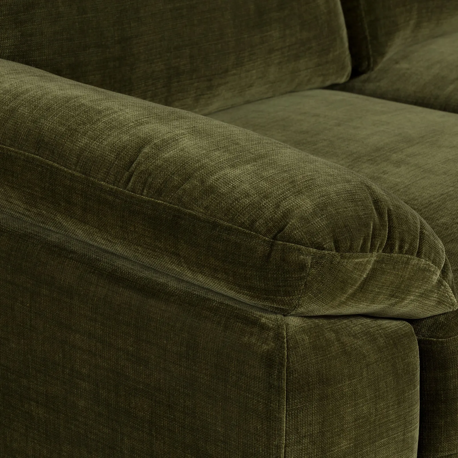 Bowes Large Corner Sofa, Green Fabric | Barker & Stonehouse 6