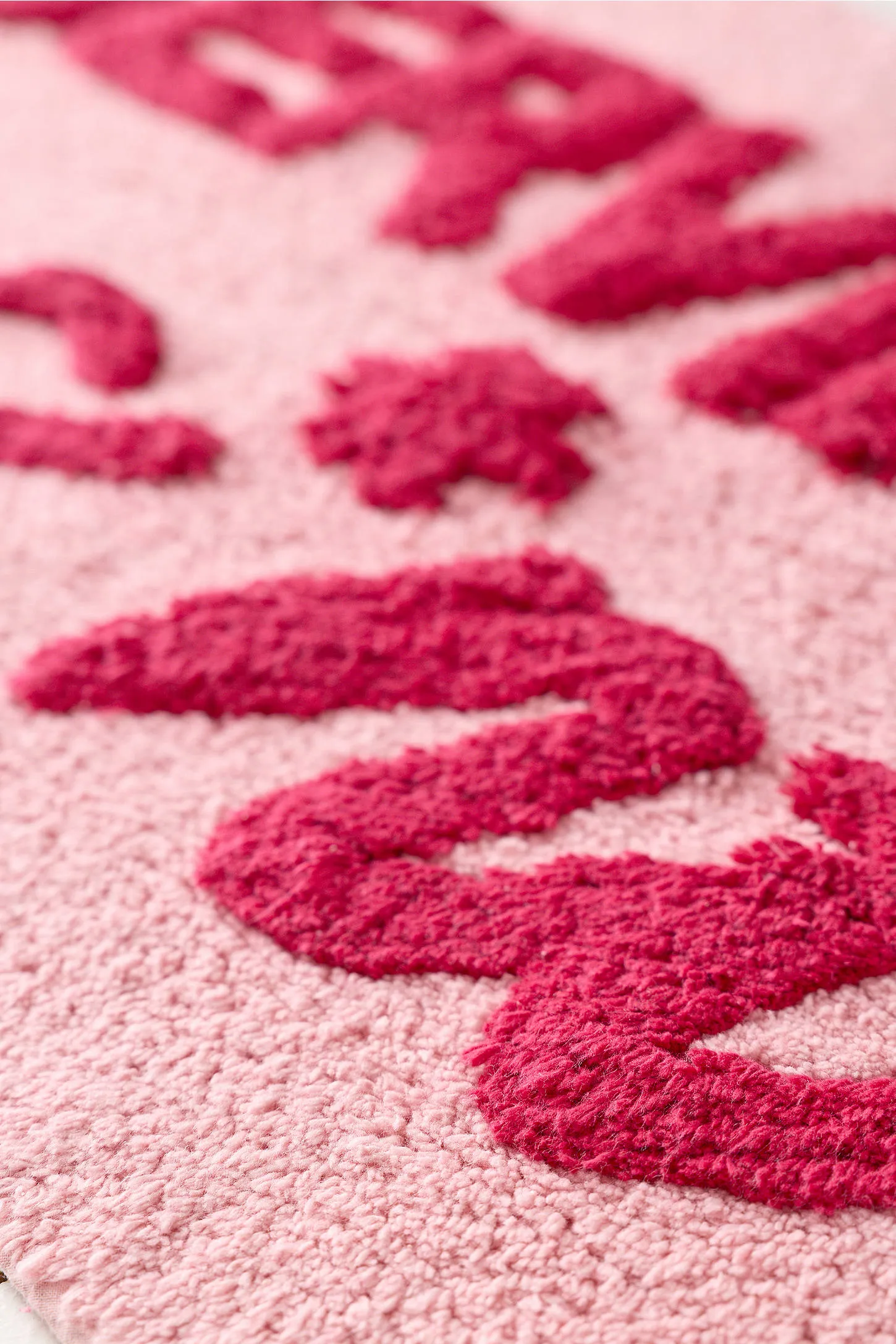 Pink & Red Serving C*nt Bath Mat - Pink 3
