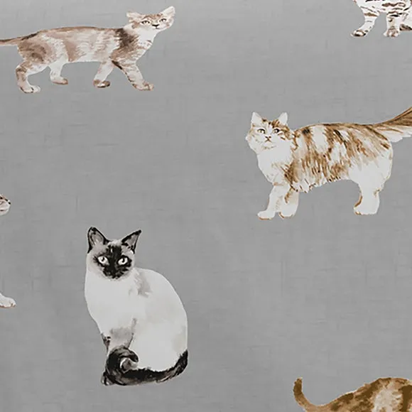 Cats Polycotton Duvet Cover & Pillowcase Set 3