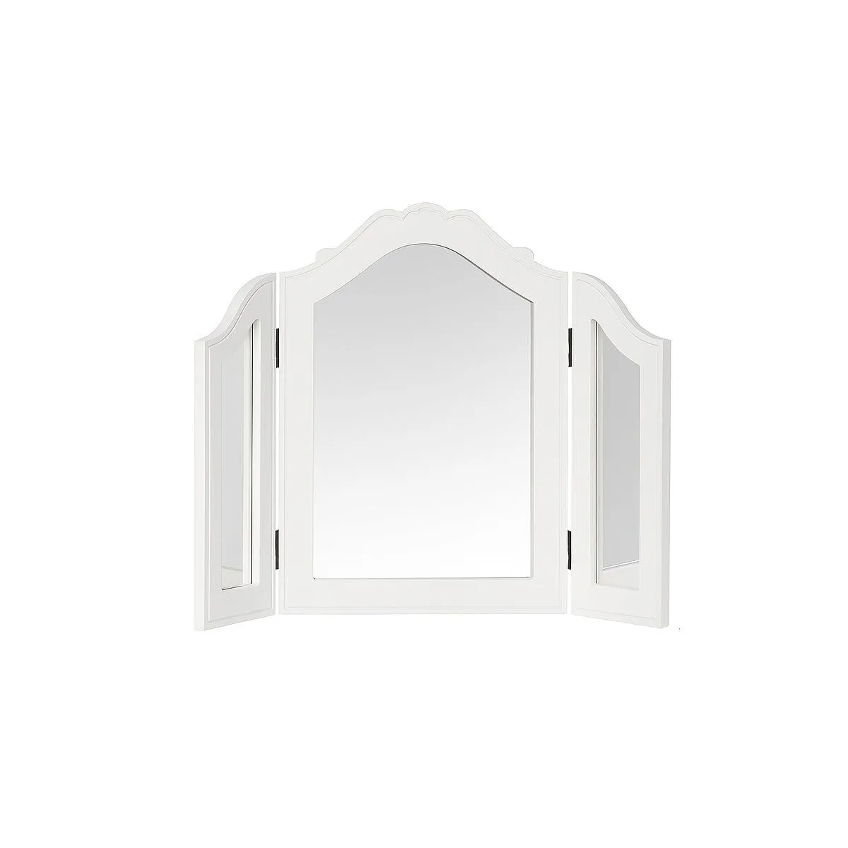 Melody Maison White Tabletop Vanity Mirror - Victoria Range 6