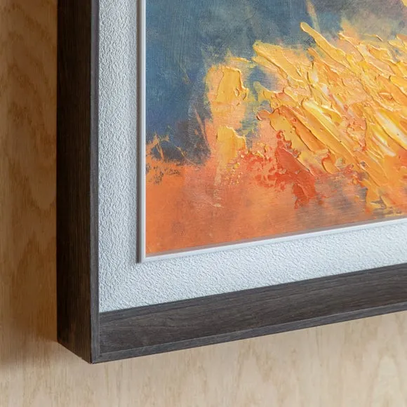 Cedar and Sage Warm Sea Scene Framed Canvas 2