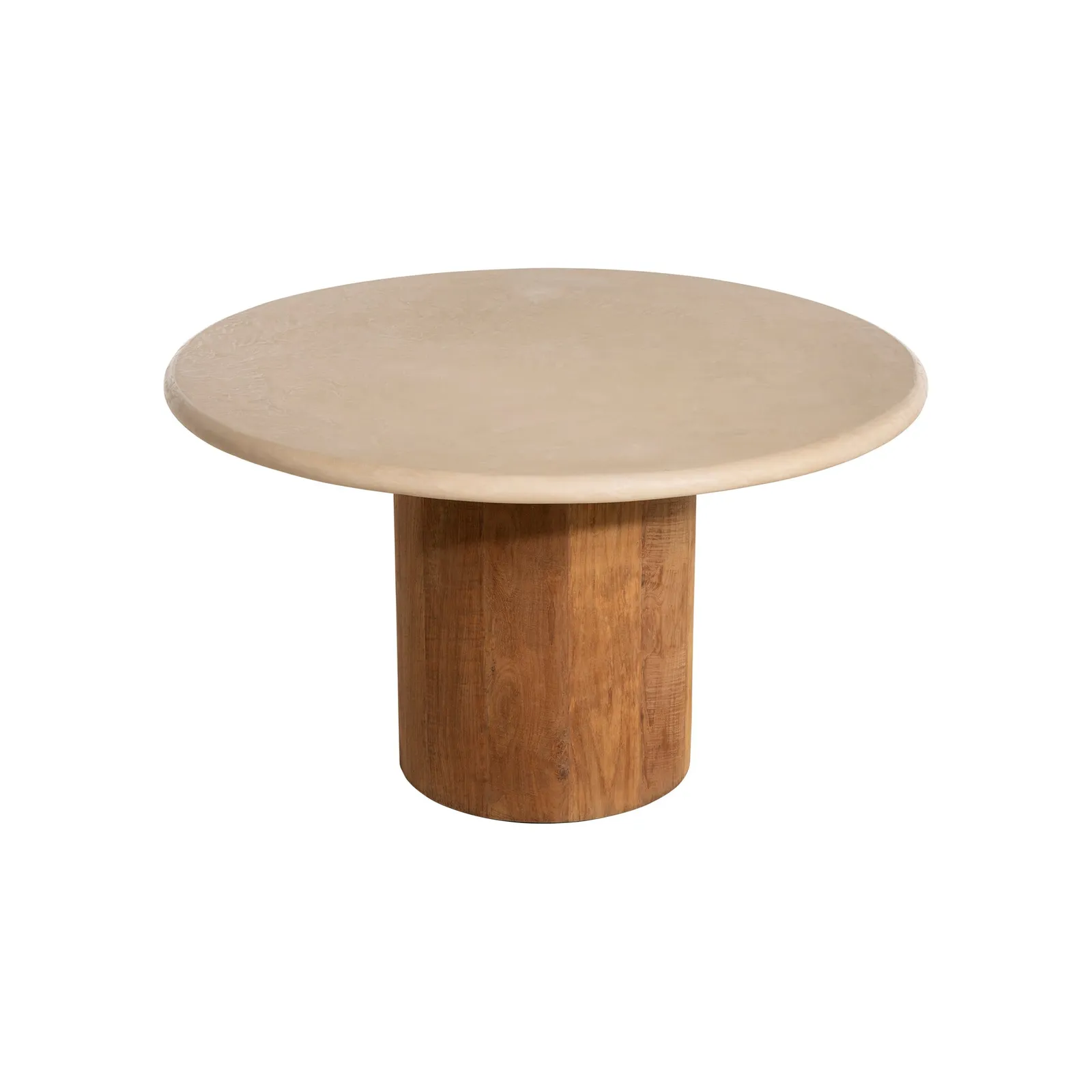 Panama Round Dining Table 120X120X77Cm, Round, Brown Stone Effect | Barker & Stonehouse 5