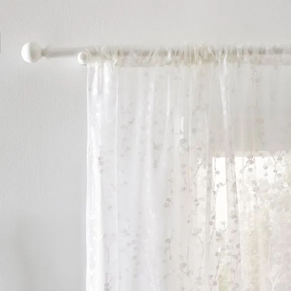 Pussy Willow Slot Top Single Voile Panel