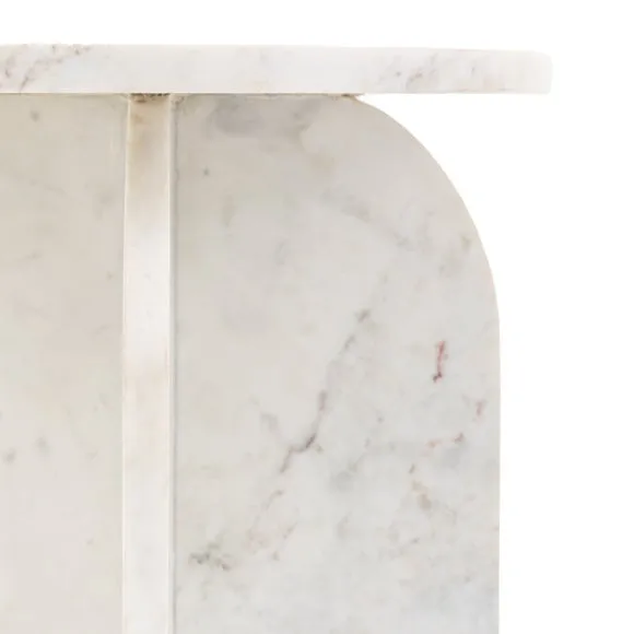 Amora Solid Marble Side Table 6