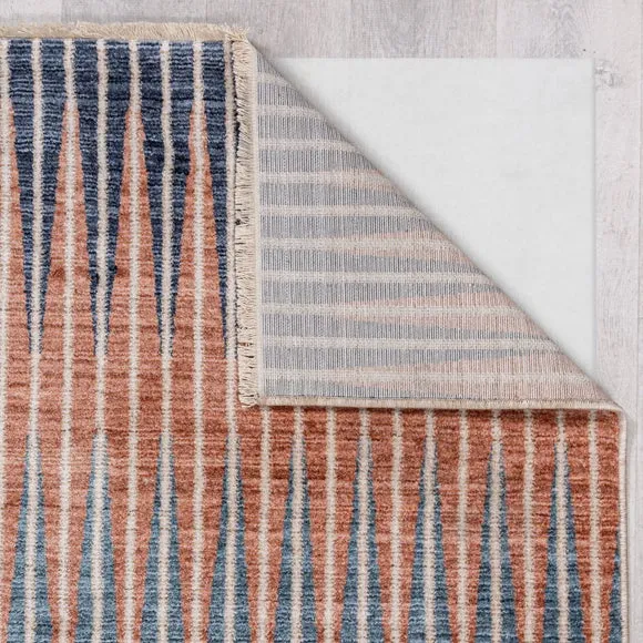 Kruze Mid Century Diamond Striped Rug 3
