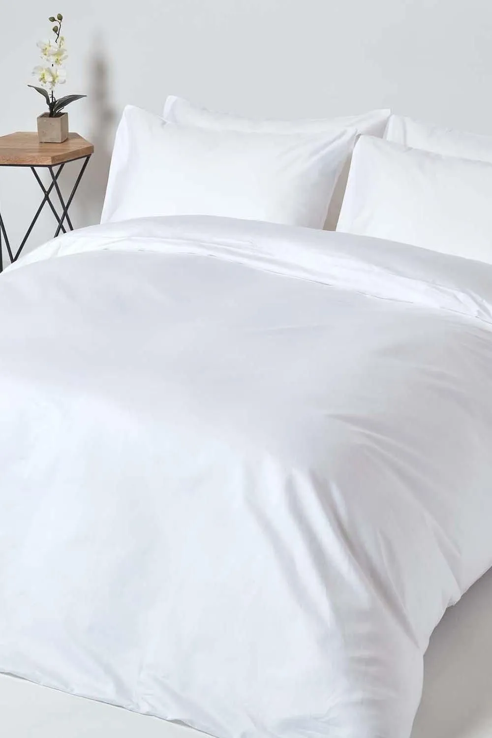 Homescapes Egyptian Cotton Deep Fitted Sheet 18 inch 1000 Thread Count in White 3