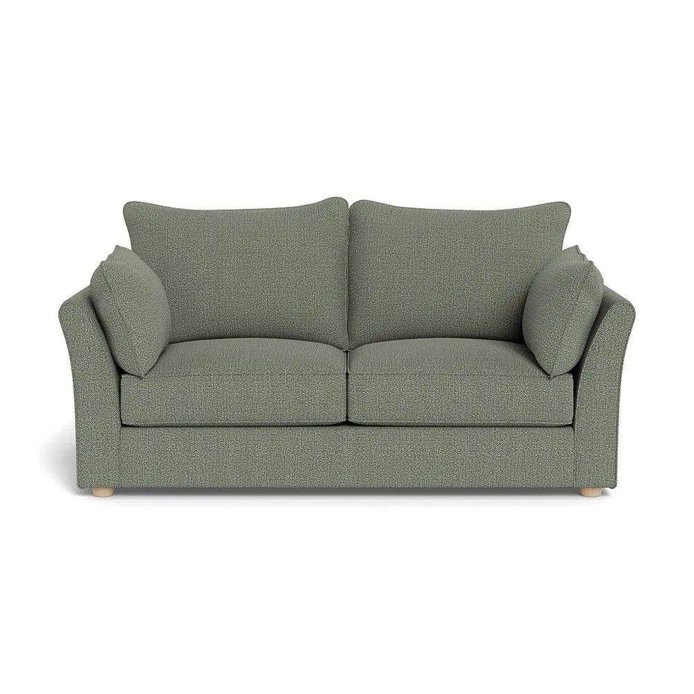 Heal's Tailor 3 Seater Sofa Boucle Tweed Lapis Natural Beech Feet 1