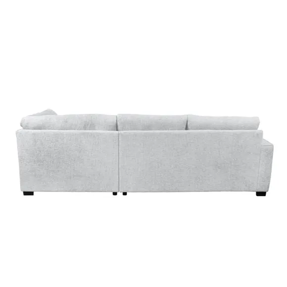 Carson Deep Sit Chunky Chenille Corner Sofa 5