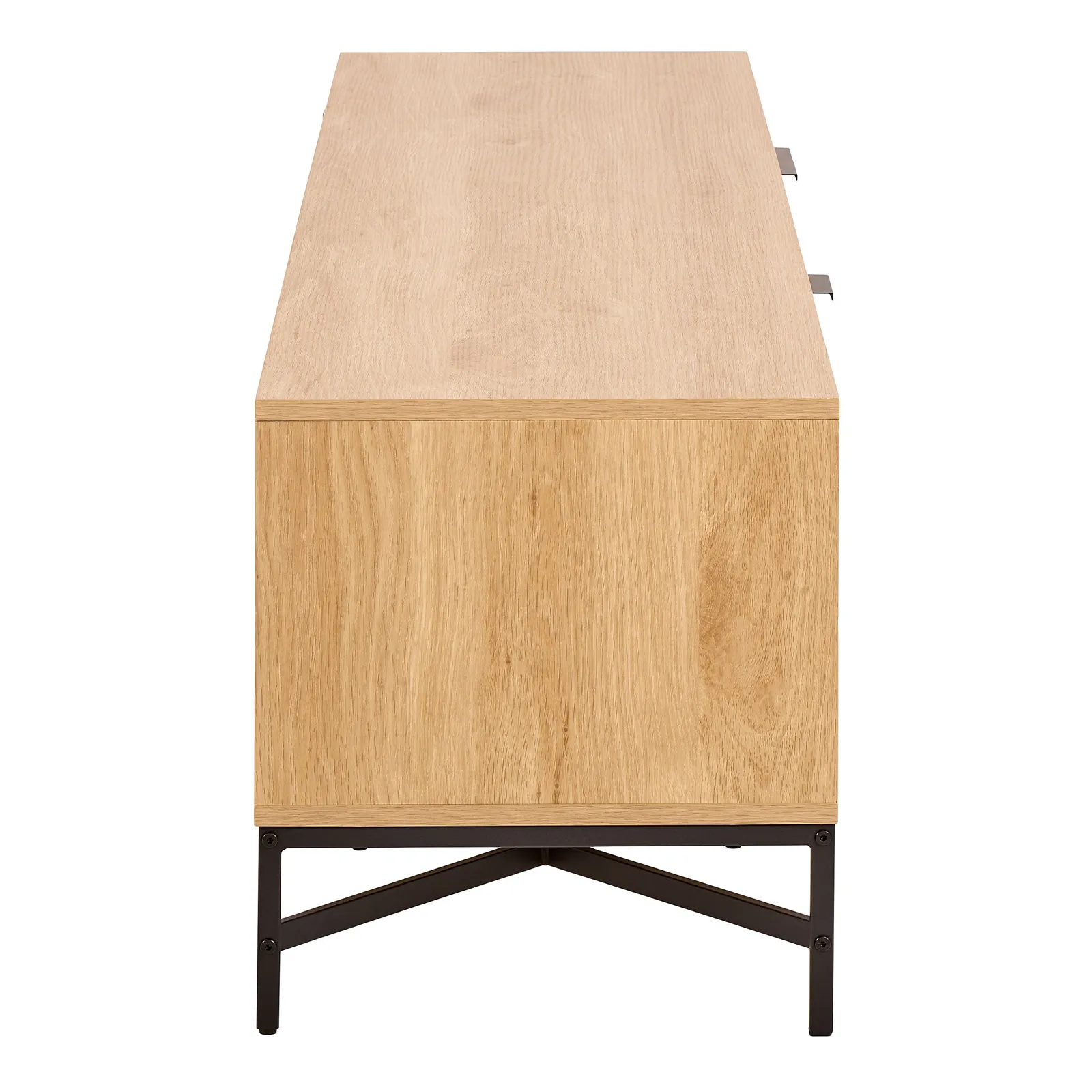 Furniture To Go Jaipur TV Unit With 3 Doors 176cm Wide in Oak in Brown 3