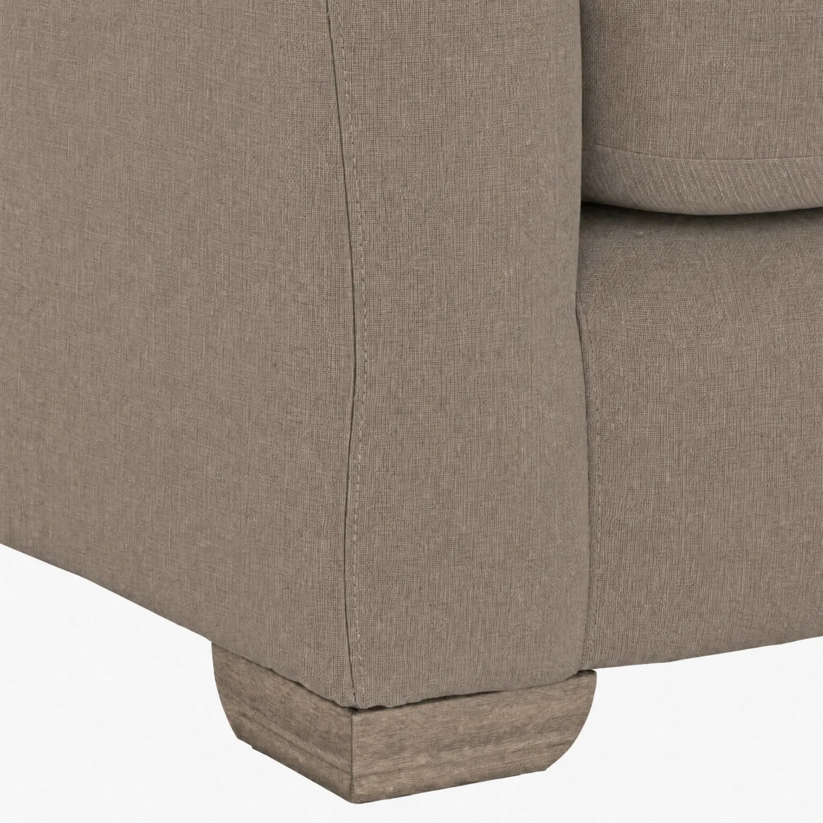 Floyd 3 Seater Sofa With Foam, Brown | Barker & Stonehouse 4