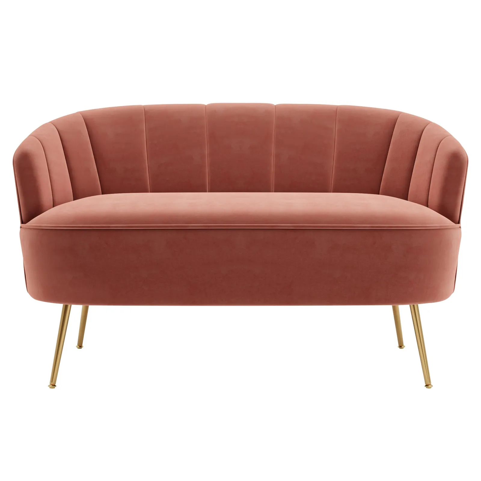 Matilda Velvet Two Seater Sofa Pink