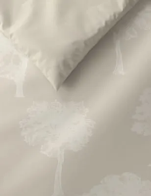 M&S Cotton Rich Tree Jacquard Bedding Set