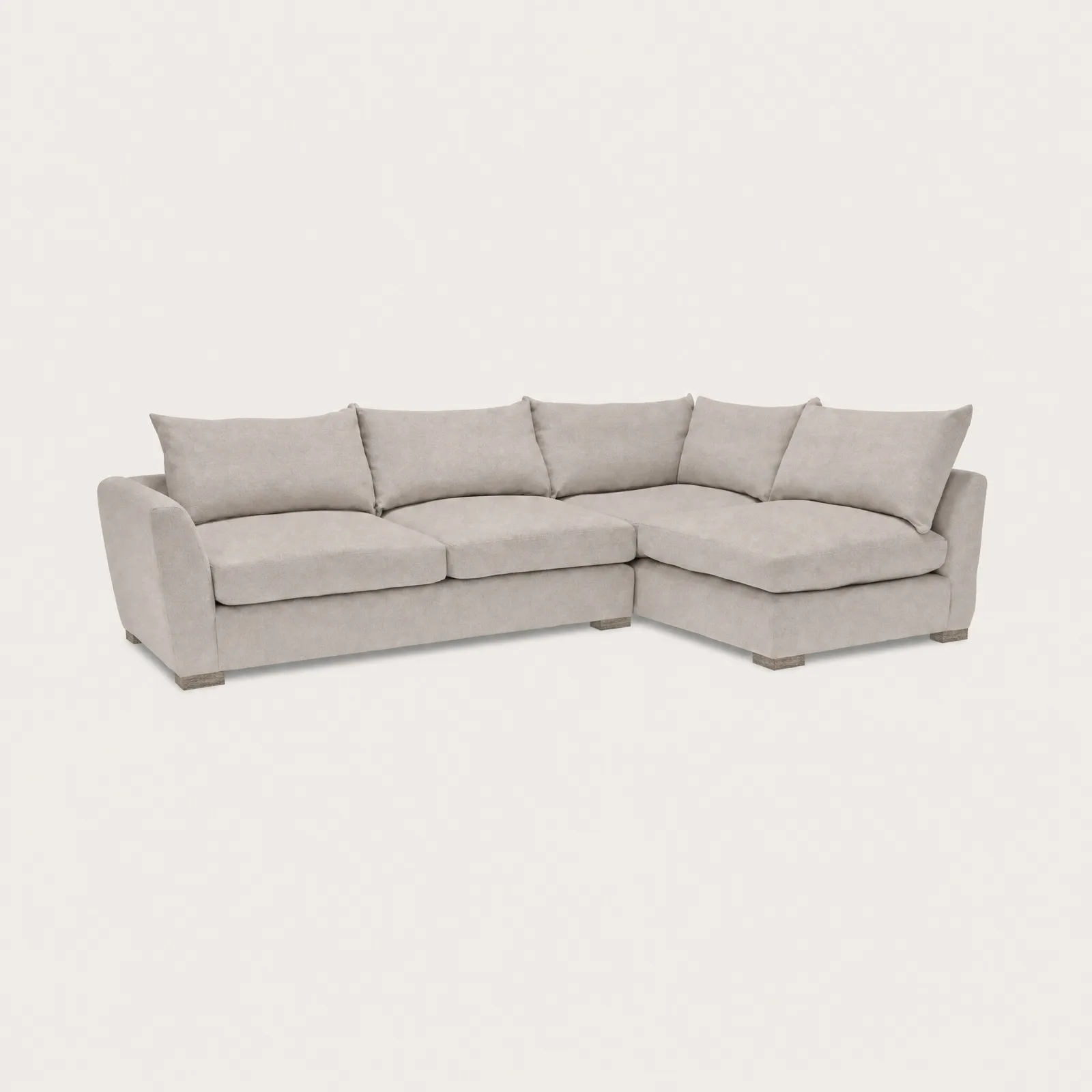 Floyd Combi Unit Left With Foam Sofa, Grey | Barker & Stonehouse