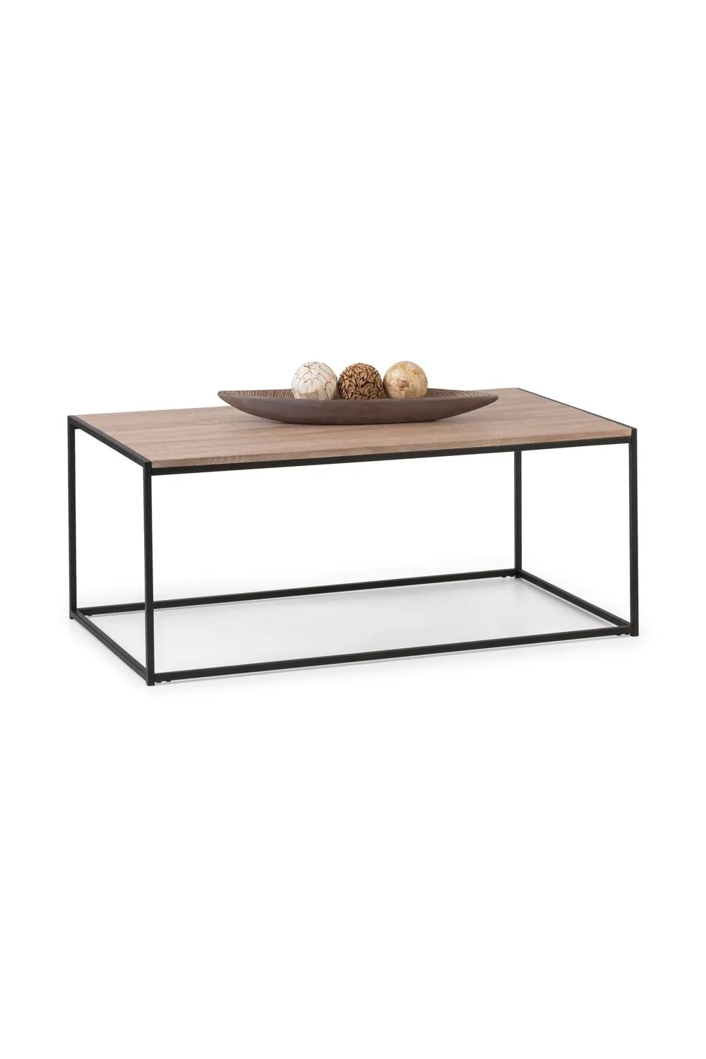 Julian Bowen Tribeca Rectangular Coffee Table in Brown 4
