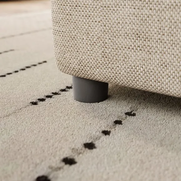 Baxter II Basket Weave Footstool Warm 4