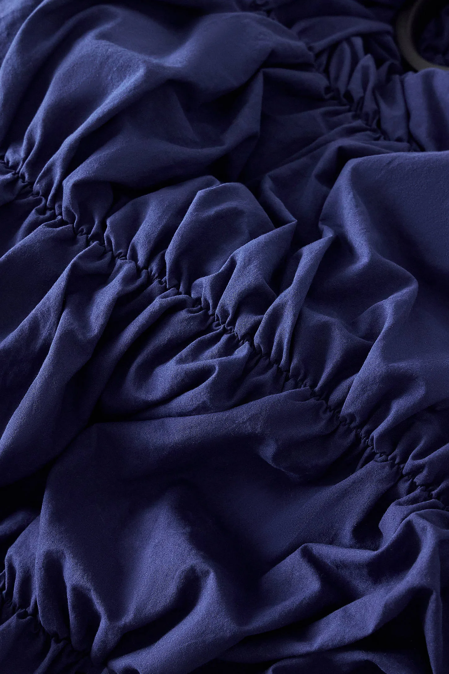 Cinched Duvet Set - Navy 5