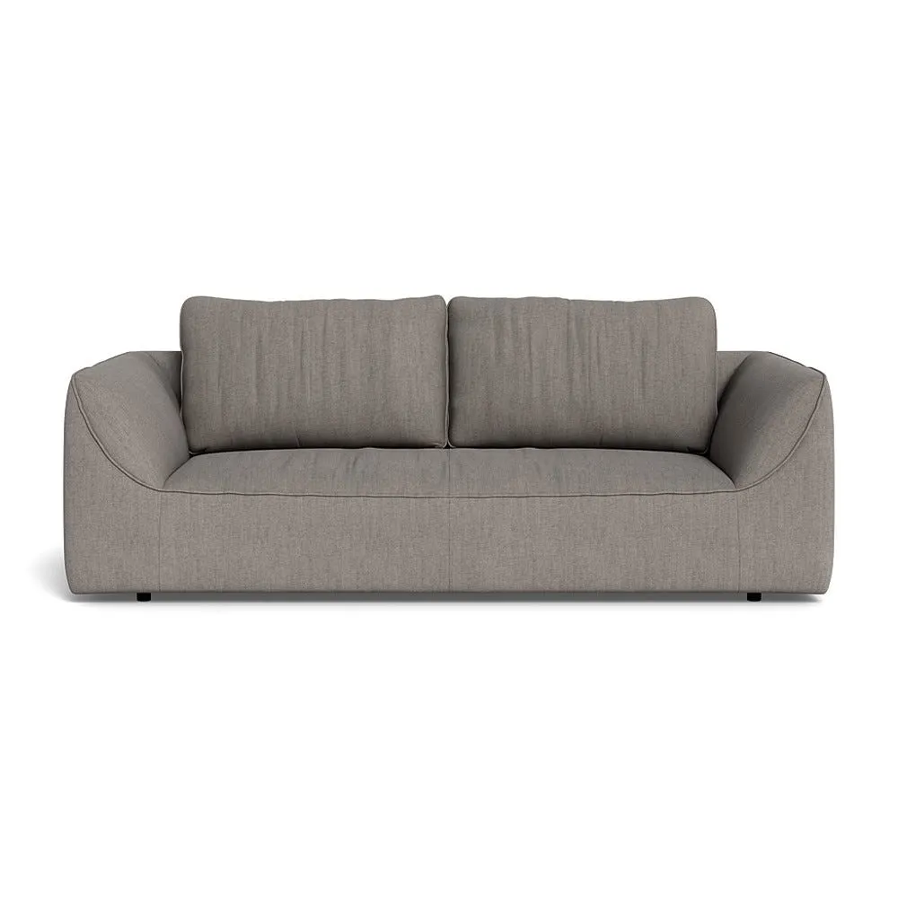 Heal's Morven 3 Seater Sofa Broad Weave Pebble 1