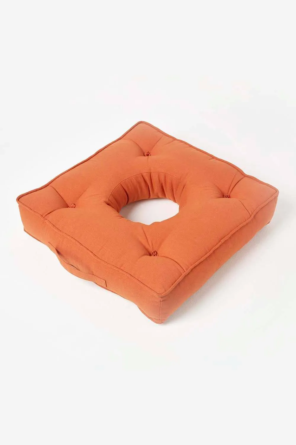Homescapes Pressure Relief Armchair Booster Cushion in Terracotta 2