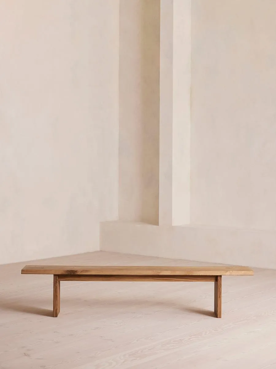 Matis Bench, Brown Oak, 220cm