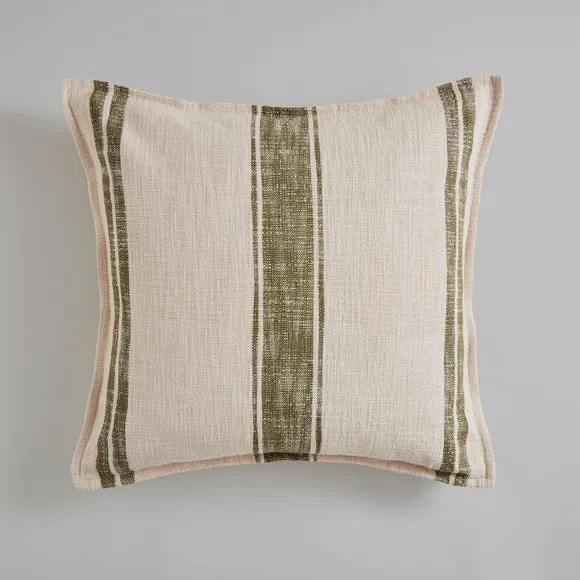 Churchgate Mallory Stripe Cotton Square Cushion 3