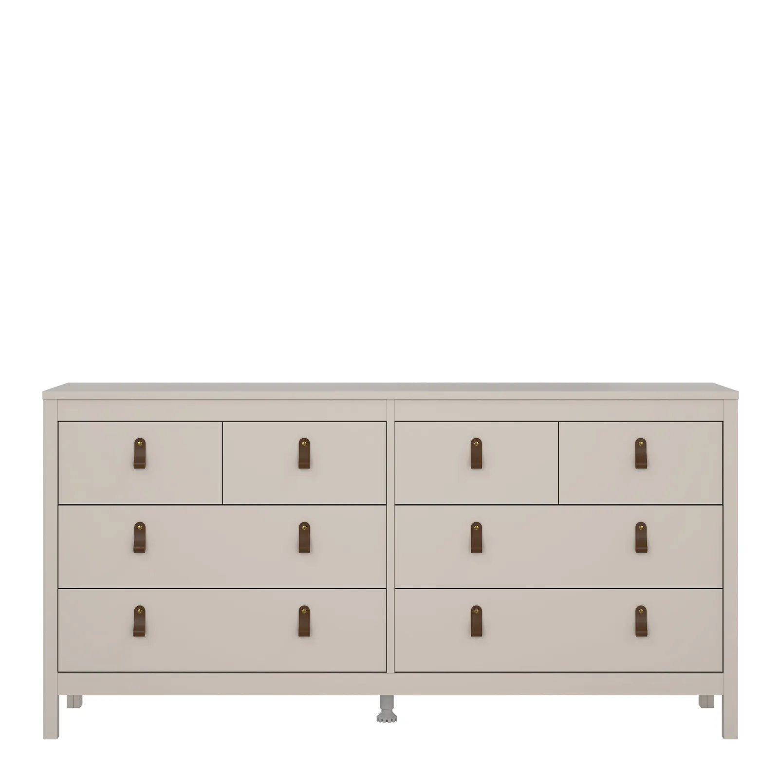 Furniture To Go Barcelona Double Dresser 4+4 Drawers in Cashmere in Beige 3