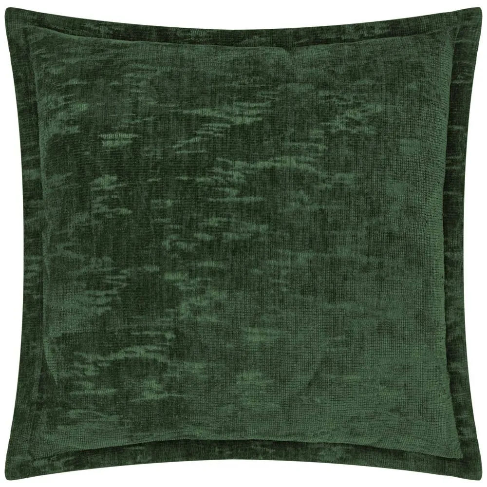 Paoletti Aurelio Chenille Jacquard Cushion in Emerald 2