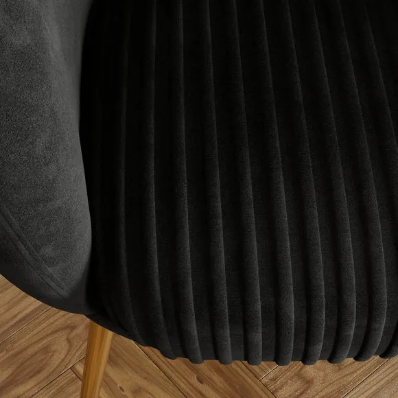 Bella Velvet Cocktail Chair 4
