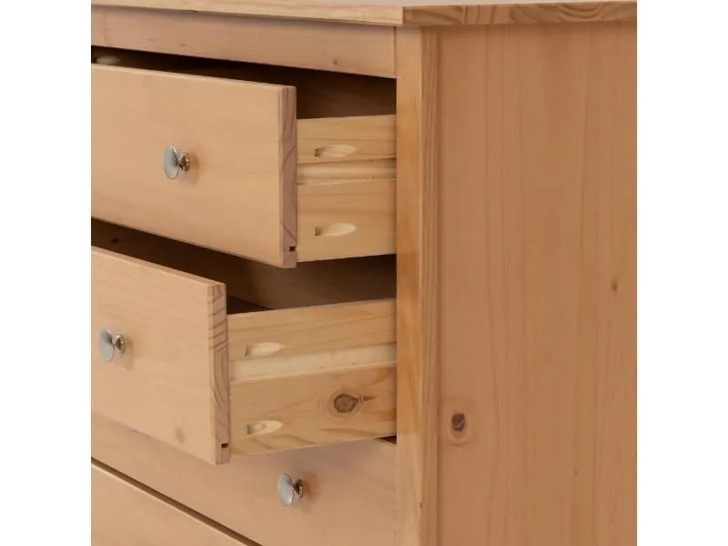 Seconique Oslo 4 Drawer Chest in Natural 6