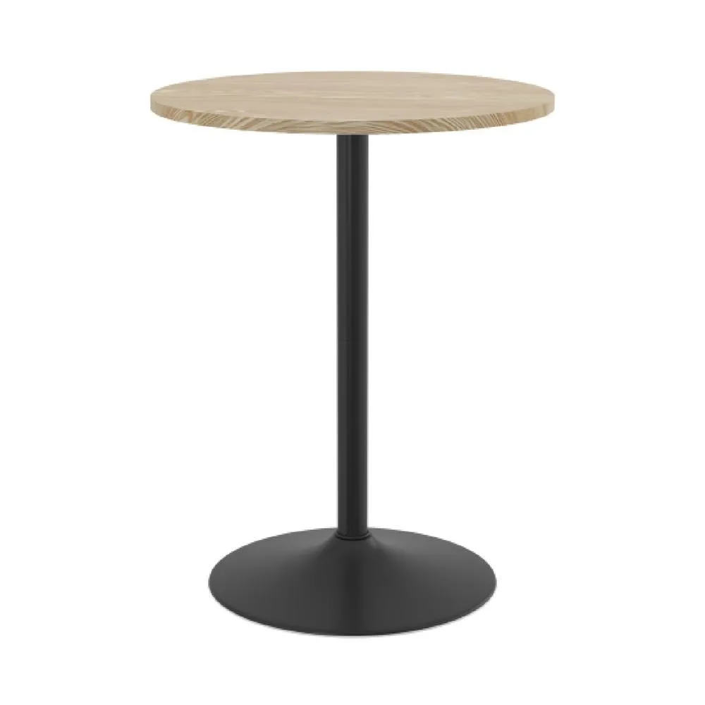 netfurniture Camden Black Bar Table 96cm Ash