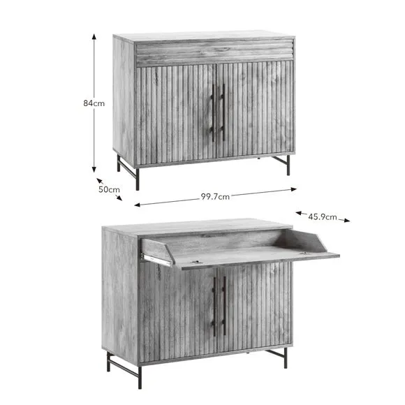 Bryant Small Hideaway Desk 6
