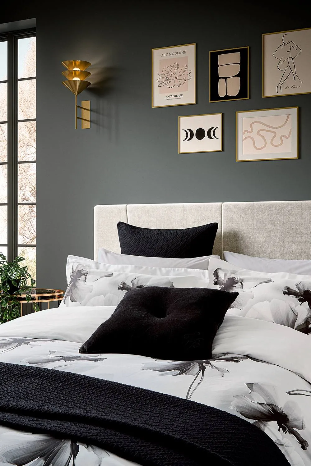 Ted Baker 'Amund Floral' Cotton Sateen Duvet Cover Set in White 3