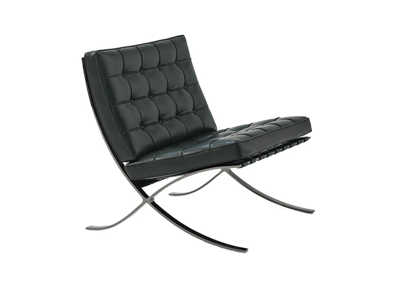 Knoll Barcelona Relax Chair Venezia Leather Black 1