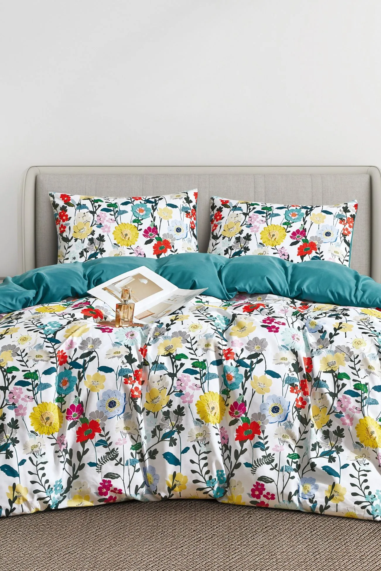 Ezysleep Aria Floral Printed Duvet Set 2
