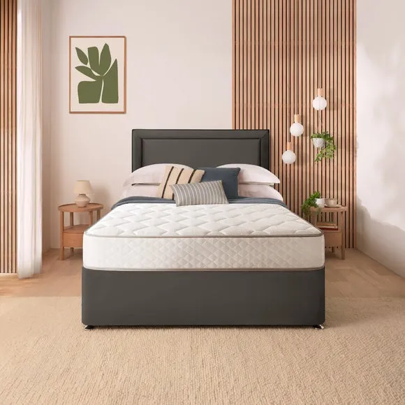 Silentnight Divan Set with Malvern Headboard and 800 Pocket Spring Memory Foam Mattress 2