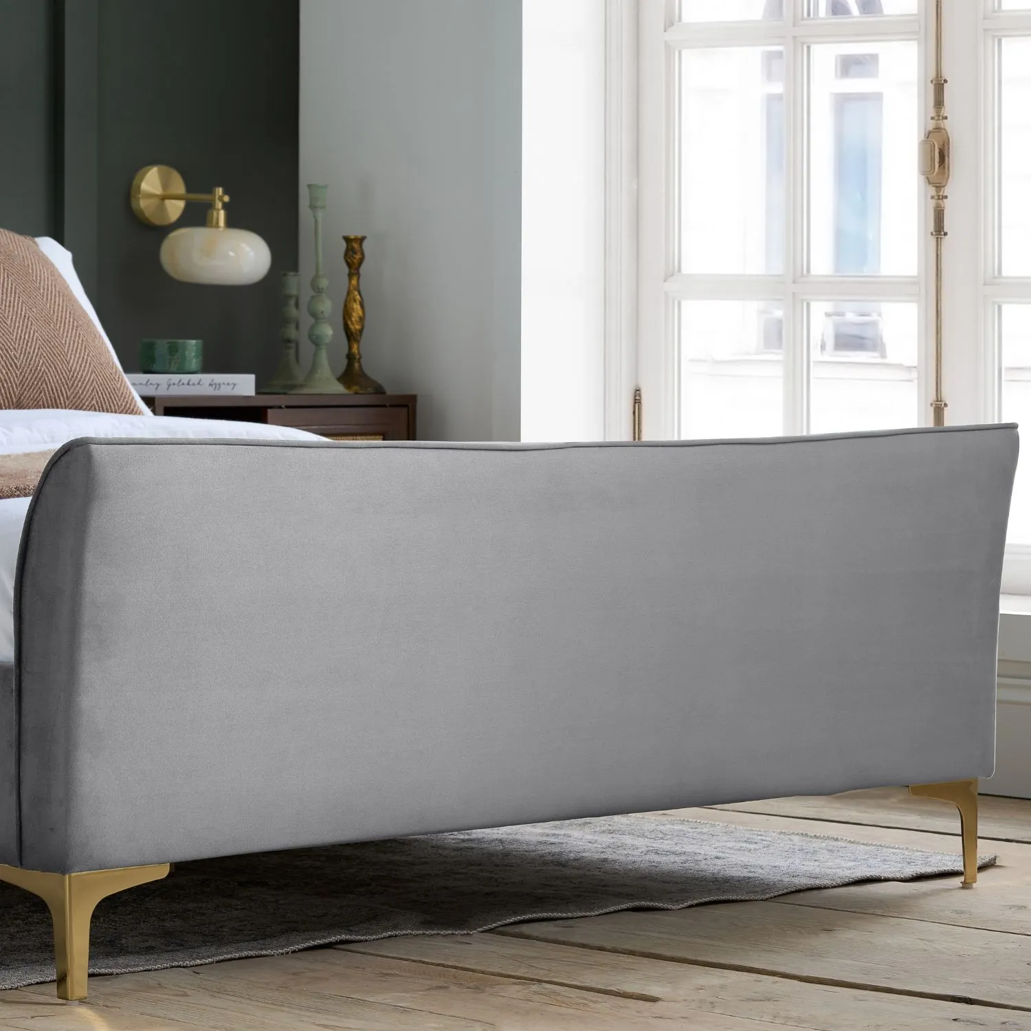 Birlea Clover Bed in Grey 3
