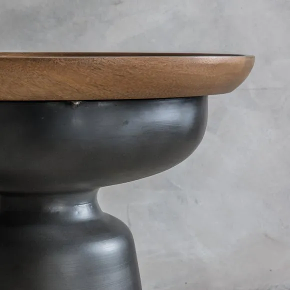 Return - Marling Side Table, Black Mango Wood 3