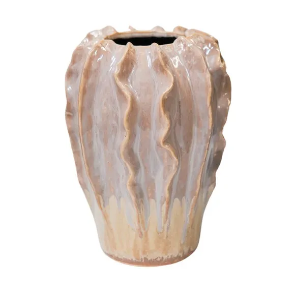 Scarlet Coral Reef Ceramic Vase 1