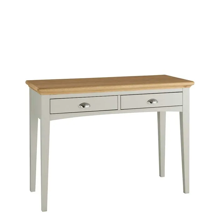 Carrington Dressing Table, Soft Grey and Oak