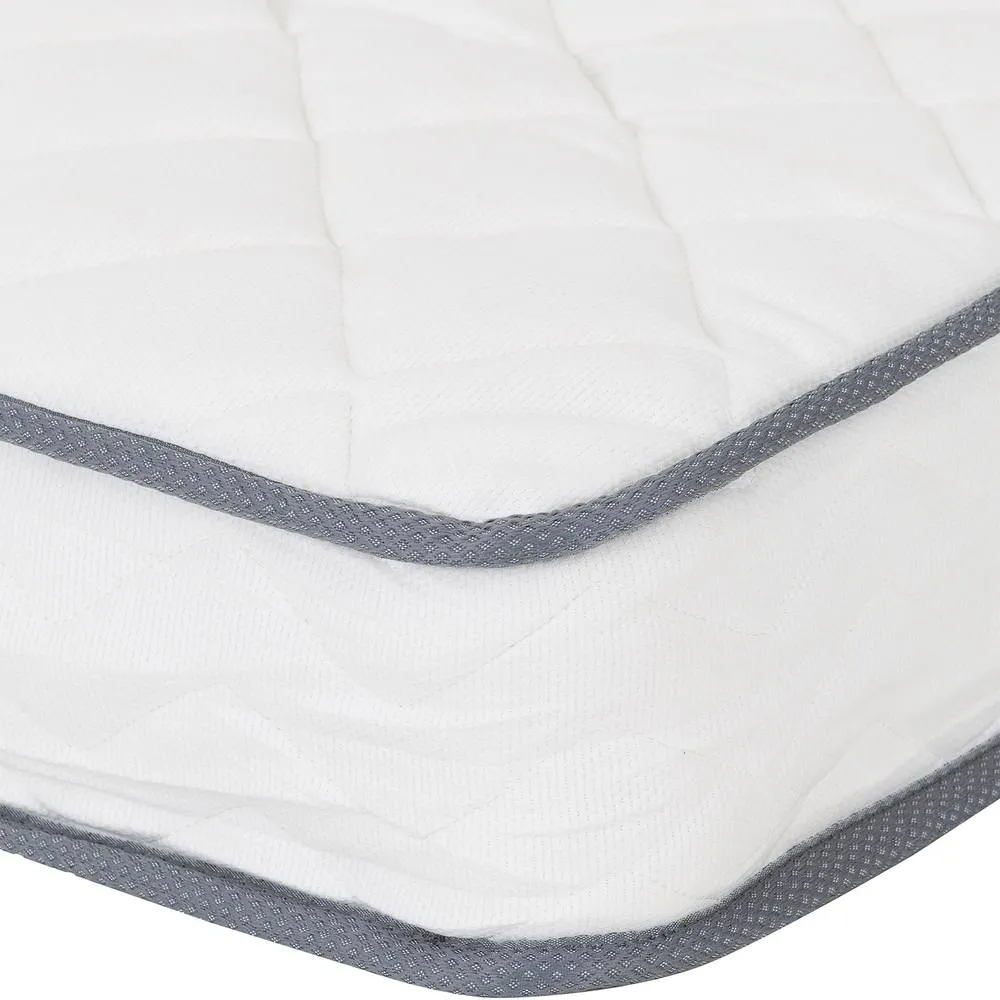 Seconique Yasmin 4'6" Roll-Up Mattress 18cm (Bonnel Spring) in White 4
