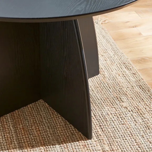 Effy 4 Seater Round Dining Table with 4 Lillia Mink Velvet Dining Chairs 3