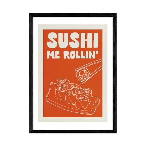 East End Prints Sushi Me Rollin Print 2