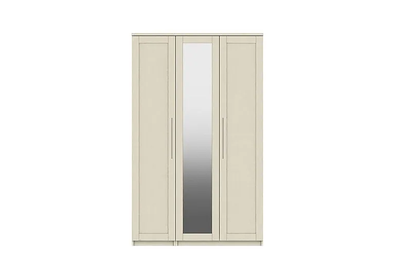 Fenchurch 3 Door Wardrobe with Mirror - Champagne