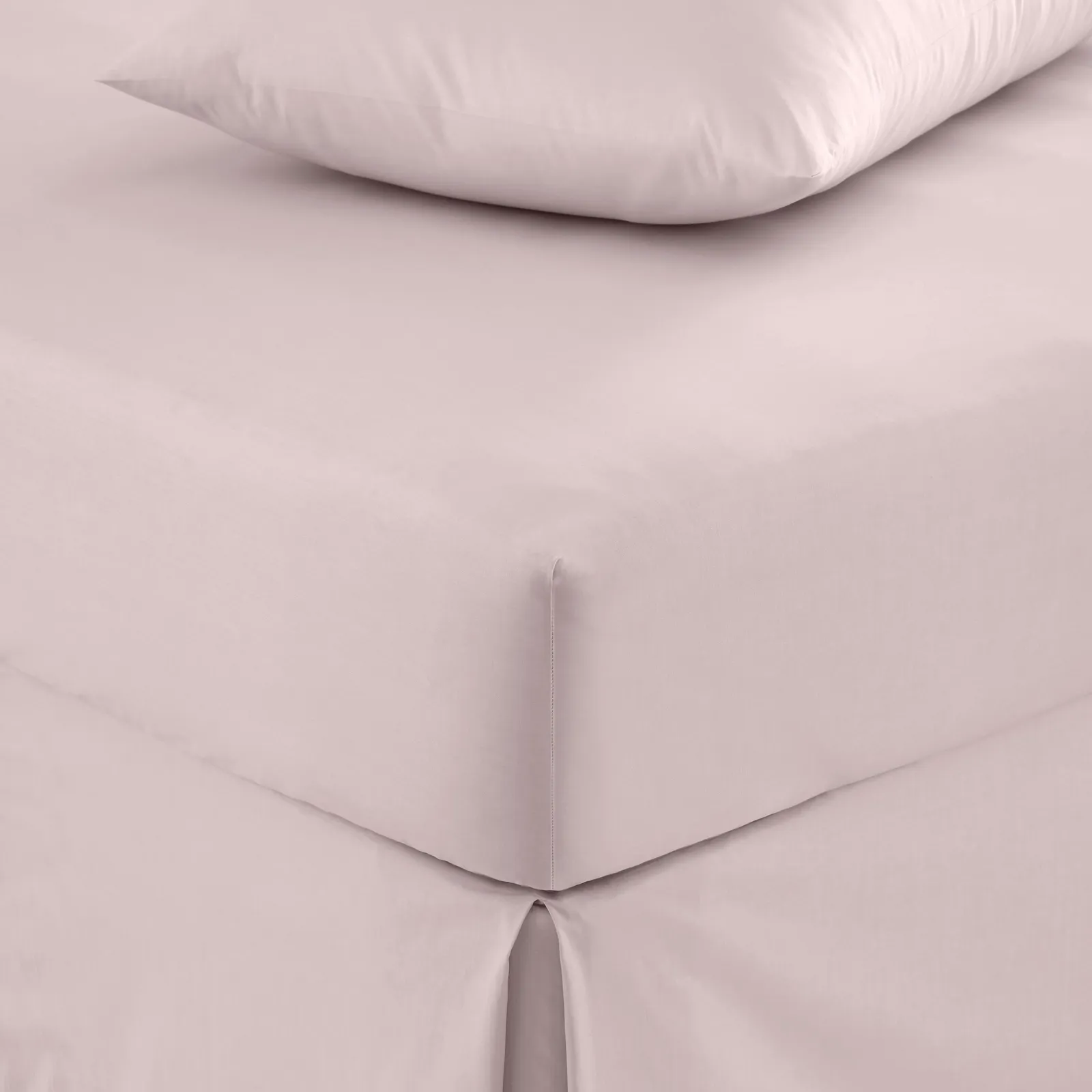 Pure Cotton Fitted Sheet Pale Pink