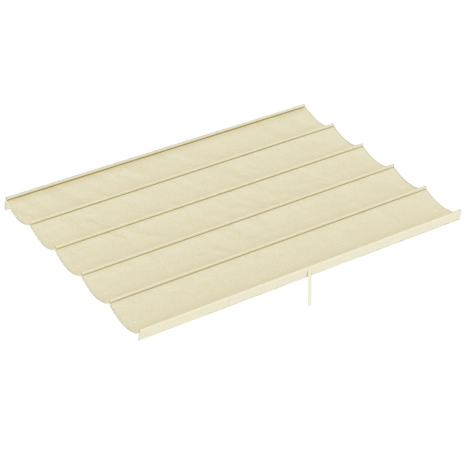 OUTSUNNY 3.5x2.6 m Pergola Cover Replacement for 4x3 m Frame in Cream 2