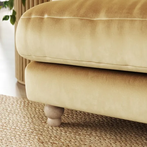 Martha Vintage Velvet 2 Seater Sofa 4