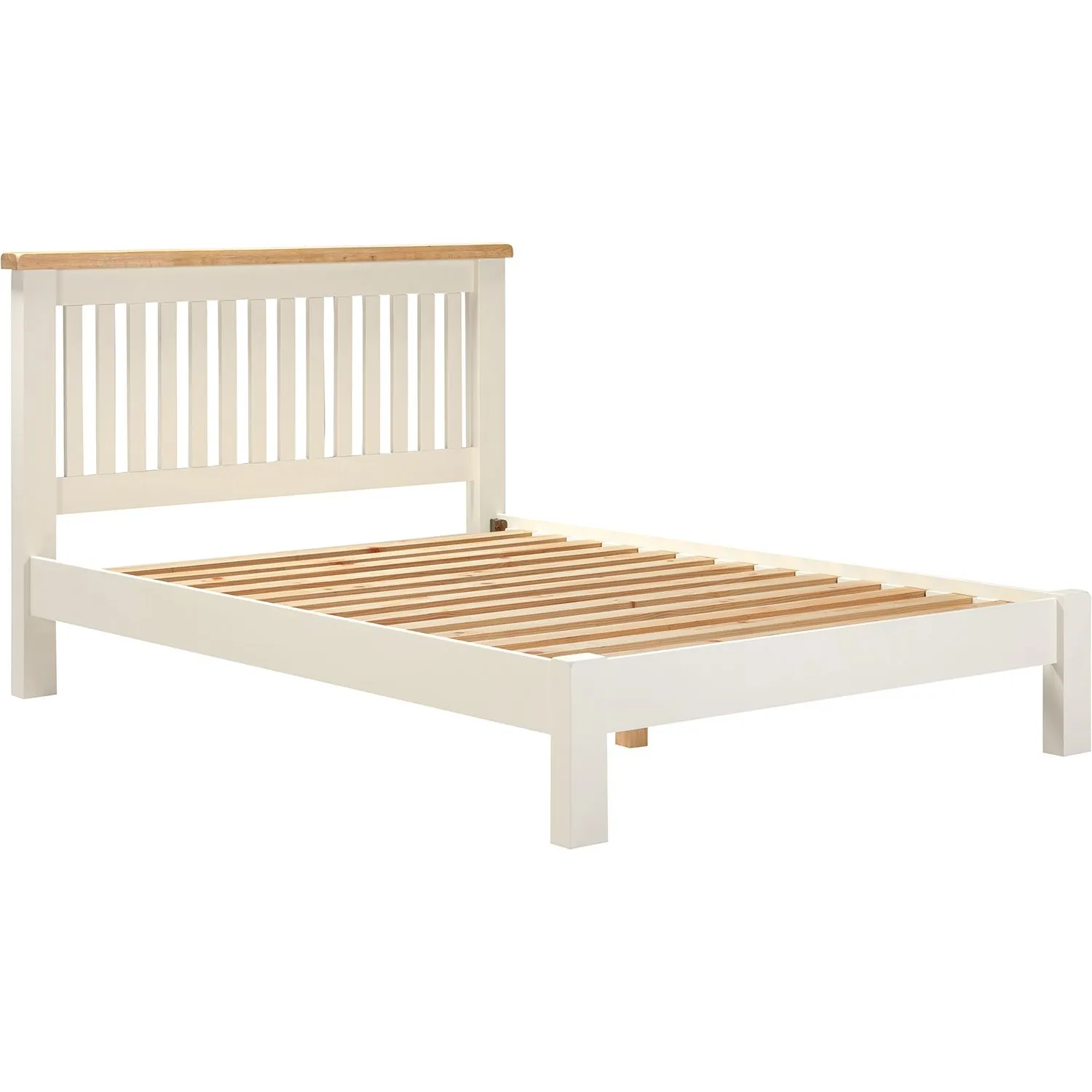 Seconique Windsor 4'6" (Double) Bed Low Foot End (Part Assembled) in Ivory 5