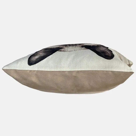 Christine Varley Siamese Cat Square Cushion 3